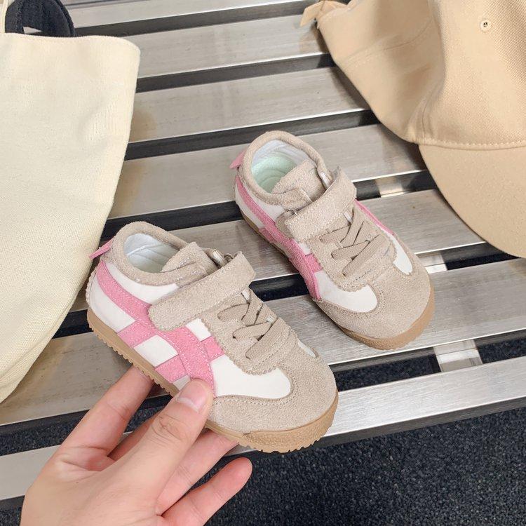 

Soft leather version~ Girls shoes Forrest Gump shoes 2025 spring and autumn new baby board shoes Boys sports and leisure shoes Toddler shoes 31 yards inner length 19.2cm розовый