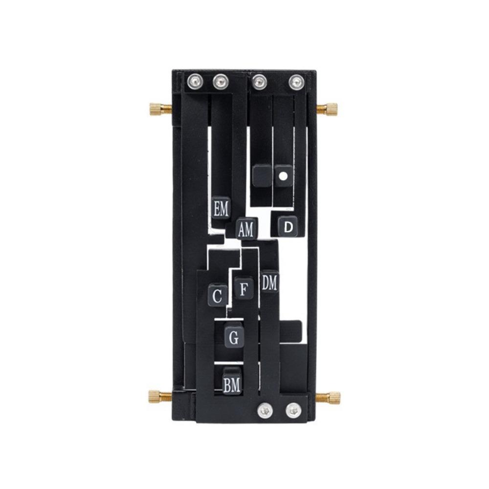 One-key Guitar Chord Trainer Assistant Learning Guitar Finger Practice Tool  Guitar Trainer Black simple