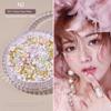 1Box Eyes Face Makeup Facial Decoration Patch Butterfly Diamond Pearl Adhesive Rhinestone Glitter Sequin Diy Nail Art Decoration