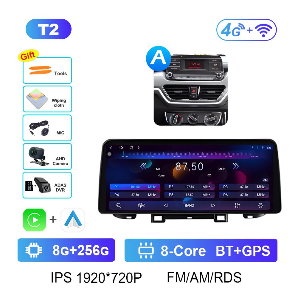 Android Intelligent System DSP Stereo for Kia Sportage 2018 - 2019 Wireless Carplay 12.3 Inch Touch ScreenCooling Fan Bluetooth