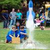 Water Rocket Launcher Kit: DIY Model Set for Kids' Experiments & Competitions