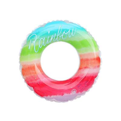 Remarks Japan Rainbow Float 80cm Beach Toy for Summer Vacation, Ocean, Beach, Swimming, Kids, Outdoors, Gradient, Instagrammable, Cute