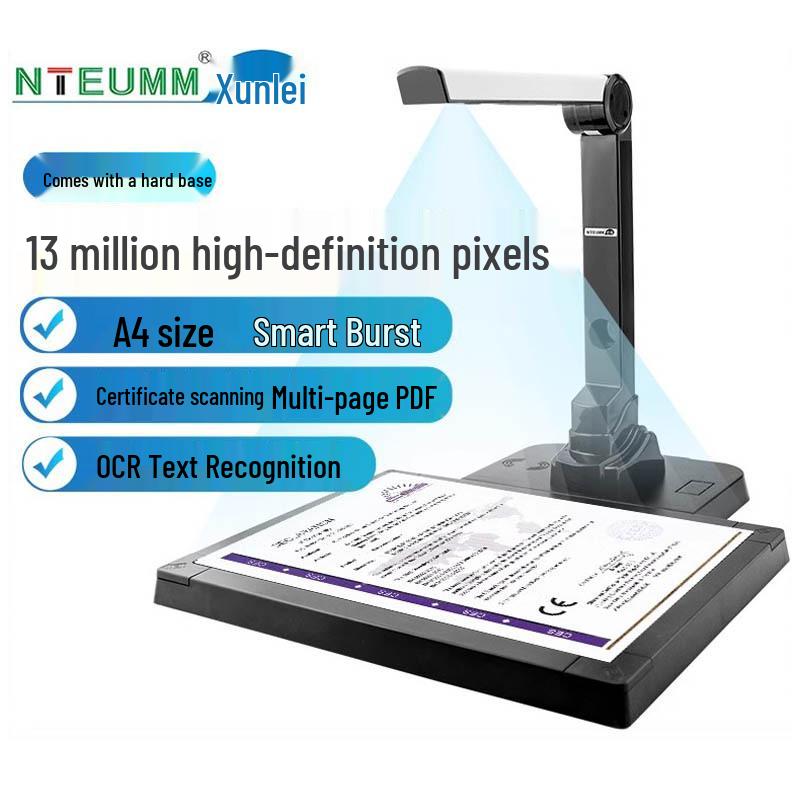 Xunlei 20MP High-Speed Document Scanner for A3/A4, Office & Teaching Use