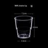 yekee 180ml Disposable Hard Plastic Cups, 20-Pack