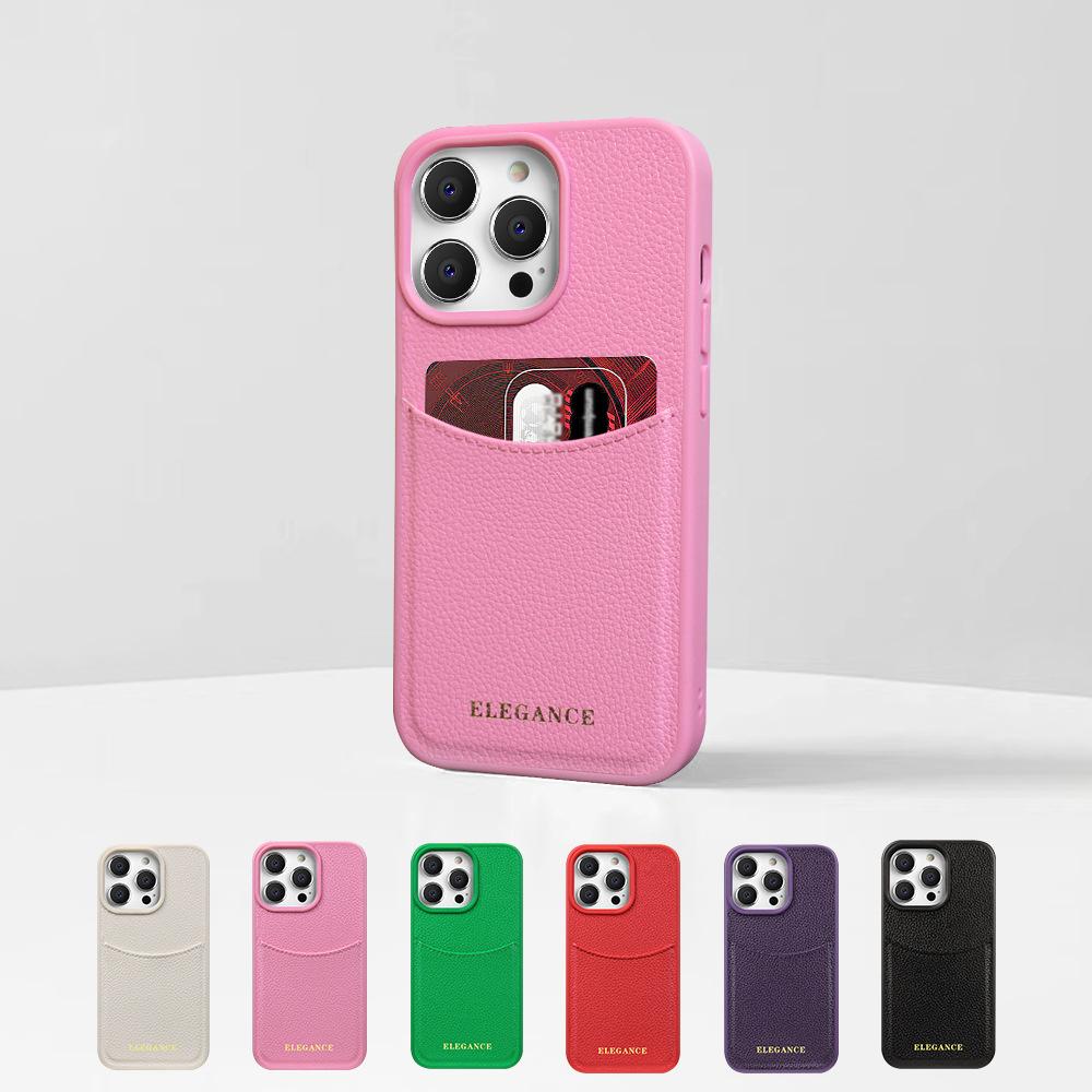 Card Phone Case for Apple iPhone16 Pro Max Plus- Drop-Resistant PU Leather Card Holder Phone Cover for iPhone 16/15/14/13/12/11/Pro/Plus/Promax