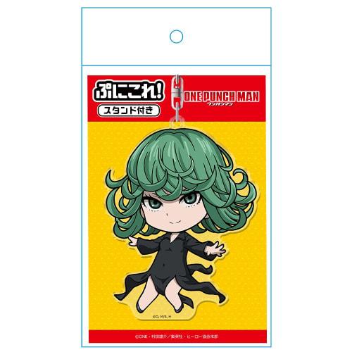 Азу Мейкер Ванпанчмен Пуни Коллекция! Брелок (с подставкой) Татсумаки Испуганная