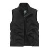 [Kayiyasu] Men's Vest, Plus Sizes M-5XL, Water-Repellent, Lightweight, Breathable, Work Vest, Thin, Multiple Pockets, Multifunctional, Workwear, Stand