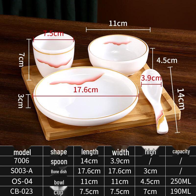 Ruhan Commercial Melamine Dinnerware Set