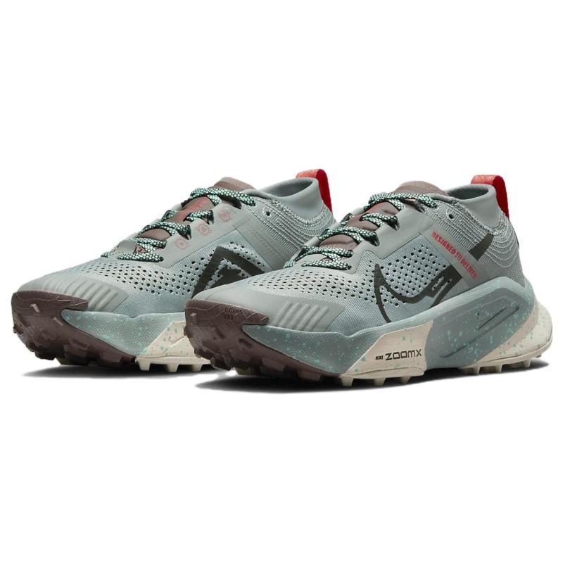 Nike ZoomX Zegama Trail Mica Green Sequoia Women's Sneakers Casual DH0625-301