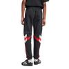 adidas Originals Manchester United Retro Sportliche Slim Fit Bequeme Schnür-Strickhose Herrenhose Schwarz Rot IS6520