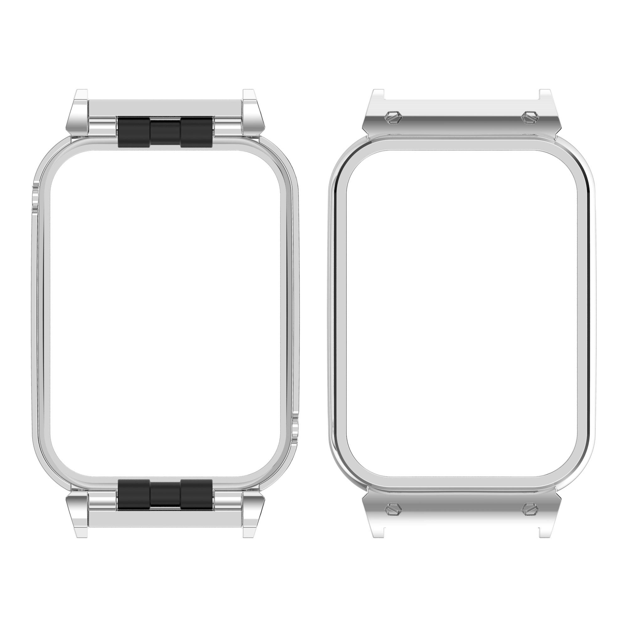 

For Xiaomi Smart Band 9 Pro Smart Watch Metal Frame Watch Case Protective Cover A