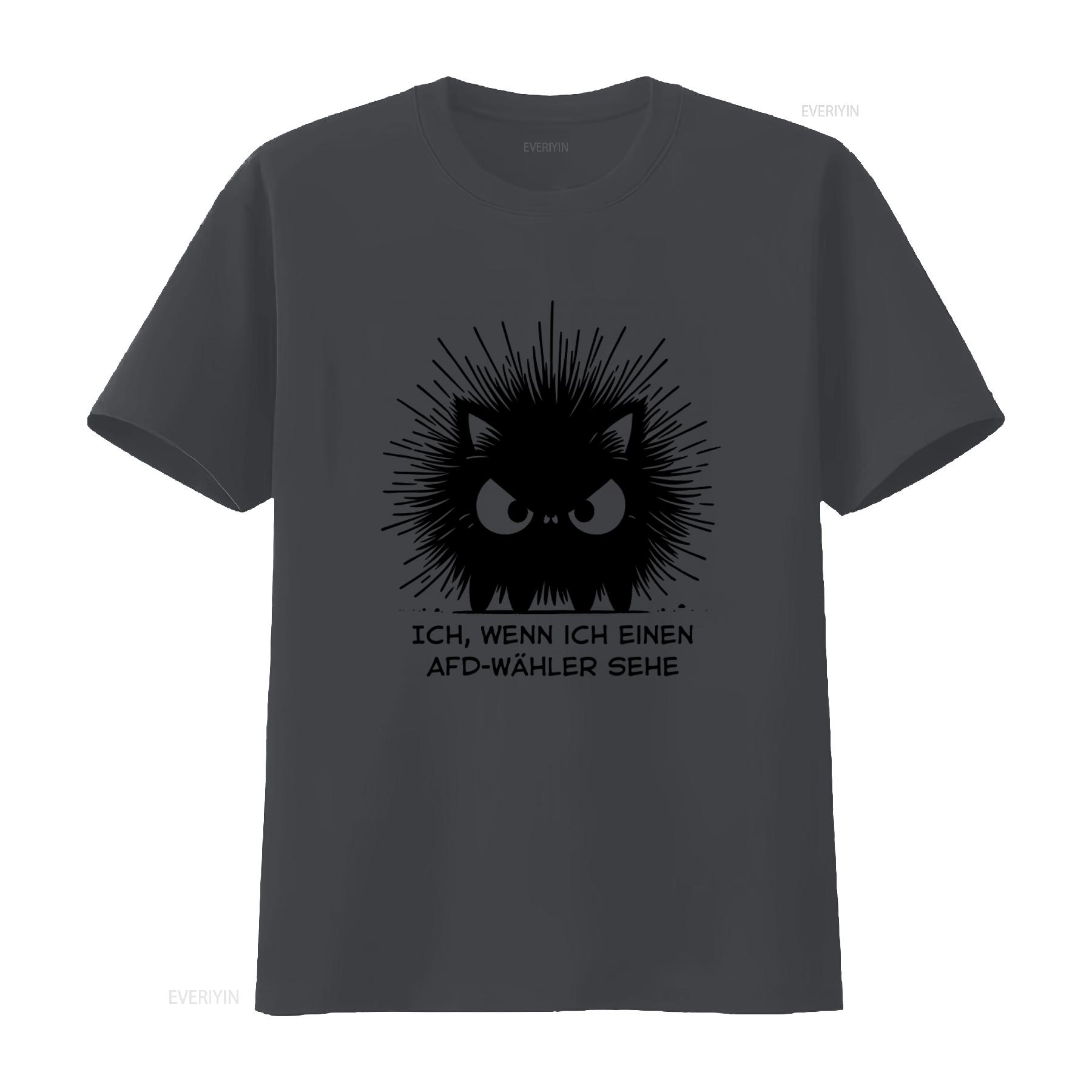 

Anti Afd Katze T Shirt Ich Wenn Einen Wähler Sehe Protest Demo Gegen Rechts Nazis Fckafd Noafd Deutschland 484Apt2 vintage 4XL