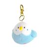 Sunlemon Powabiyori Parakeet Keychain Bag Charm 11x9.5x15cm Cute Wool-like Fabric Bird Accessory