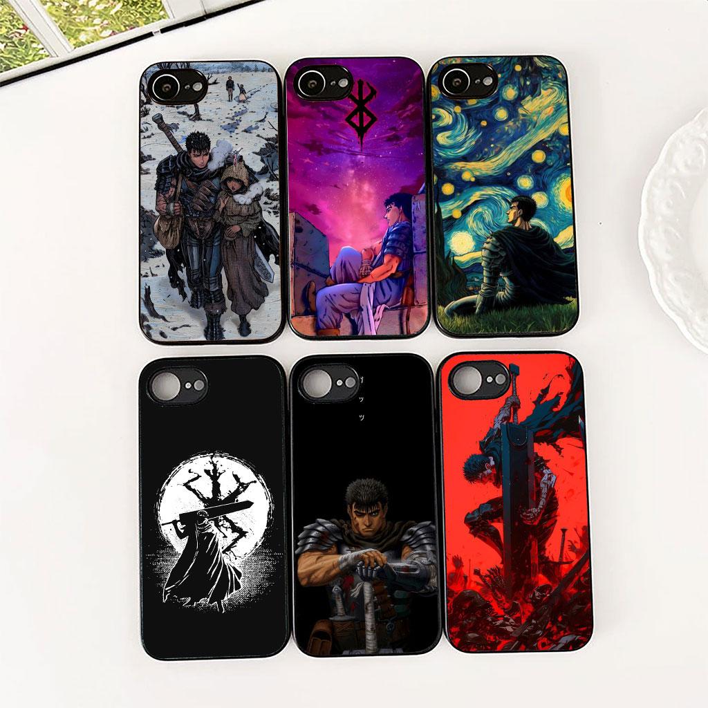 Casing Phone Cover for Samsung Galaxy S22 S21 S20 FE Ultra Plus A07 A17 A15 A16 A25 A57 A37 Case  Berserk Anime Guts
