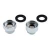 Adattatore per Rubinetto Lavatrice in Rame da 25mm a 20mm Adattatore per Tubo da Cucina Adattatore per Rubinetto dell'Acqua Filettatura Esagonale/Rotonda Raccordi per Rubinetto del Bagno