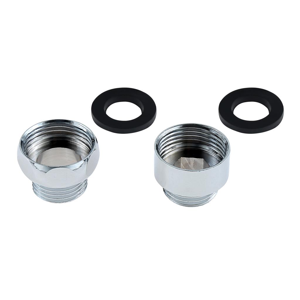 Adattatore per Rubinetto Lavatrice in Rame da 25mm a 20mm Adattatore per Tubo da Cucina Adattatore per Rubinetto dell'Acqua Filettatura Esagonale/Rotonda Raccordi per Rubinetto del Bagno