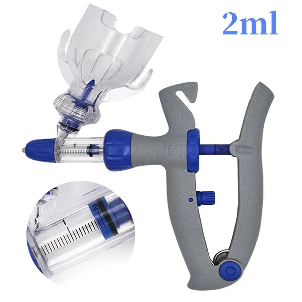 1/2/5/10ml Automatic Veterinary Continuous Syringe Poultry Animal Injection Needle Adjustable Vaccine For Livestock Cattle Sheep