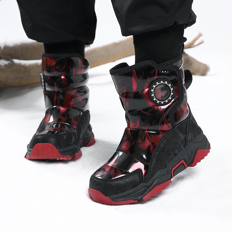Winter Snow Boots for Kids (Ages 6-12), Thick Cotton, Cozy Style for Boys & Girls