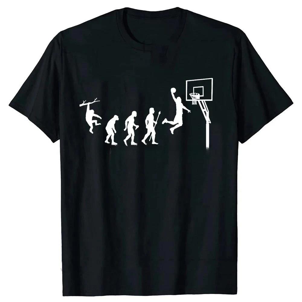 Unisex oblečení Basketbalový tep Srdce Tričko Unisex Dárky k narozeninám Krátký rukáv Vtipná trička Módní grafická trička Sportovní nadšenec