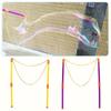 Giant Bubble Wand Kit Kids Outdoor Bubble Maker Toy Large Bubble Blower Set for Garden Beach Party Fun