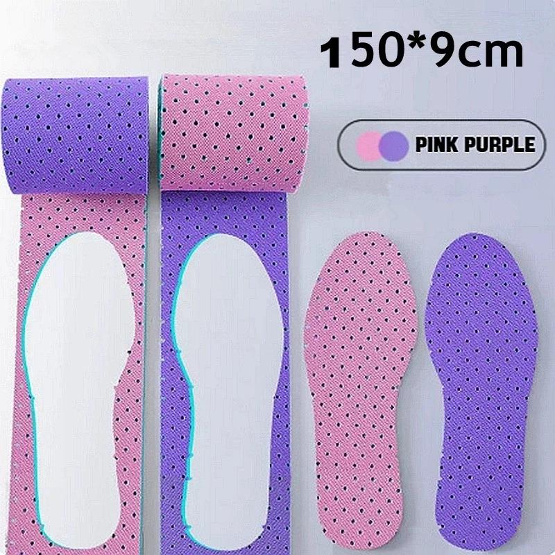 1Roll DIY Self-Cut Fasciitis Memory Foam Shoes Insole Breathable Comfort Non Slip Shoe Pads Kids Adults Soft Plantar Insoles