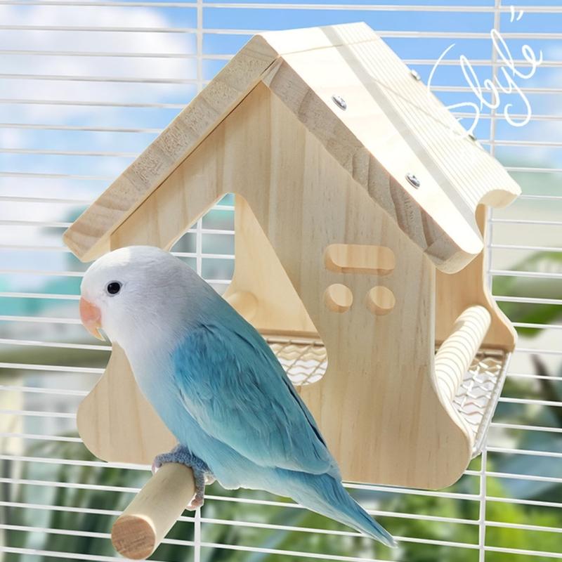 Parrots Grinding Scratchers Perch Bird Stand Cage Toy House Rack Toy Grinding Perch Birdhouse Supplies