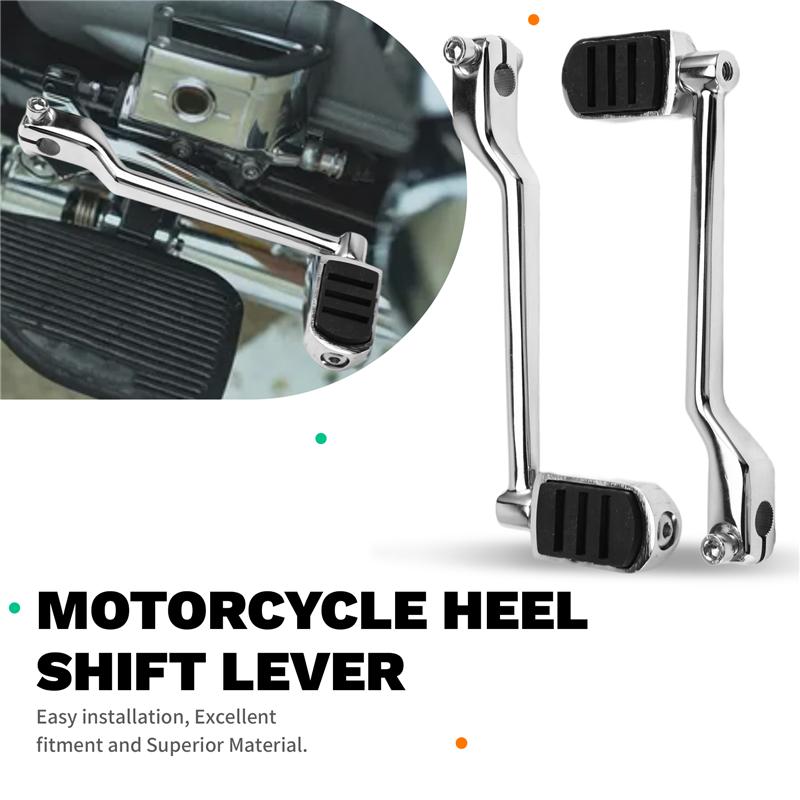 A58X-Front And Rear Heel Toe Shift Lever Pedal With Shifter Pegs For Touring Softail FL Trike