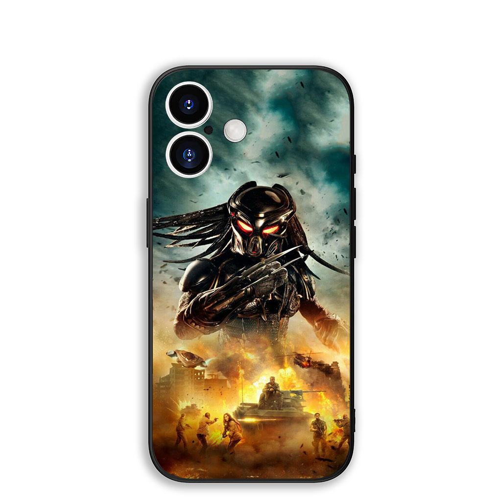 

Cover for Apple iPhone 16 15 14 11 Pro Max 6 7 8 Plus + SE2 SE3 SE 2022 2020 8+ Protective Phone Case The Poster Predators iPhone 16