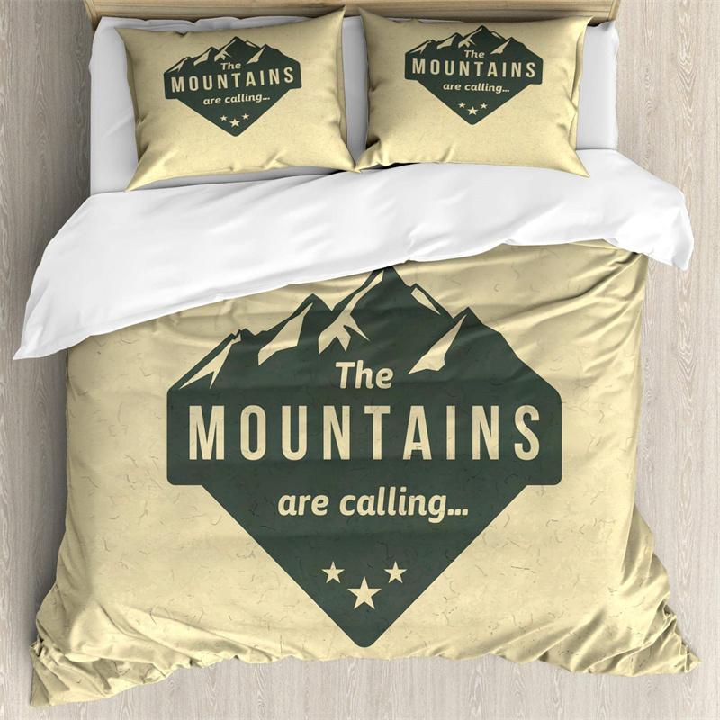 Adventure Duvet Cover Marine Theme Adventure Motivational Words Bedding Set With Pillowcase Full King For Kids Adults Room Decor