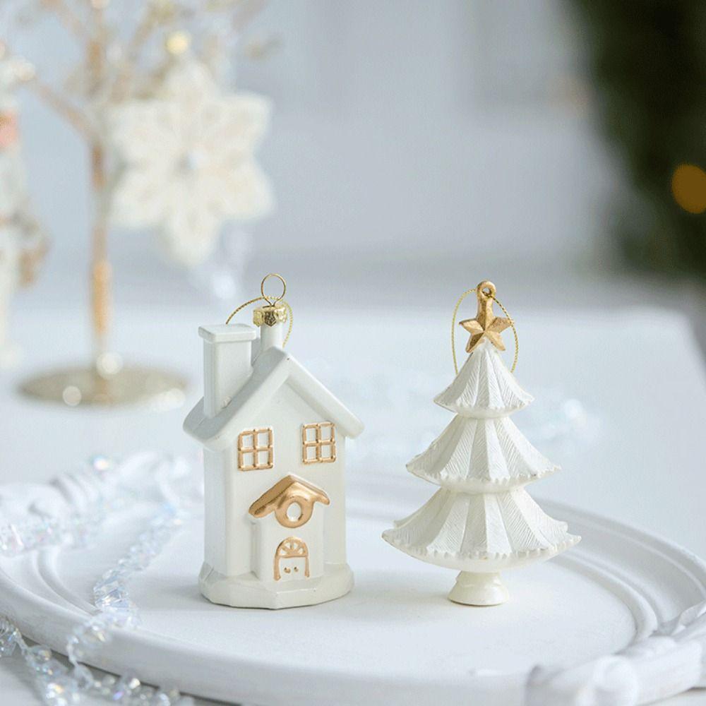 Xmas Tree Christmas Decoration White Xmas Baubles High-quality Christmas Tree Ornament  Christmas