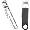 2 Pack Adjustable Jar Opener for Weak Hands, Stainless Steel Can Opener & Beer Bottle Opener, jar openers for seniors, Easy Grip Lid Remover for