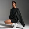 Tutaimjeuyu (Unisex) Ez Oversized Cotton Crew_Ur7615Ablk-Blk