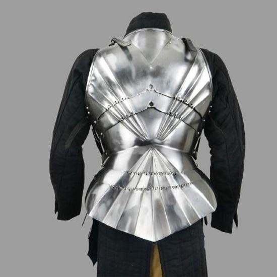 Late Medieval Gothic Cuirass with Tassets  18 Gauge Steel Cosplay LARP Costume Armor