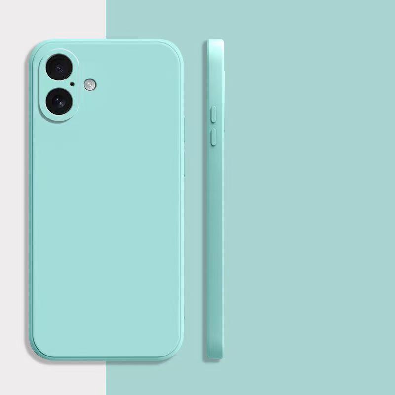 Luxury Shockproof Silicone Protective Phone Case For iPhone 17 16 15 14 Plus 13 12 mini 11 Pro Max 16E 17E Air Matte Soft Cover