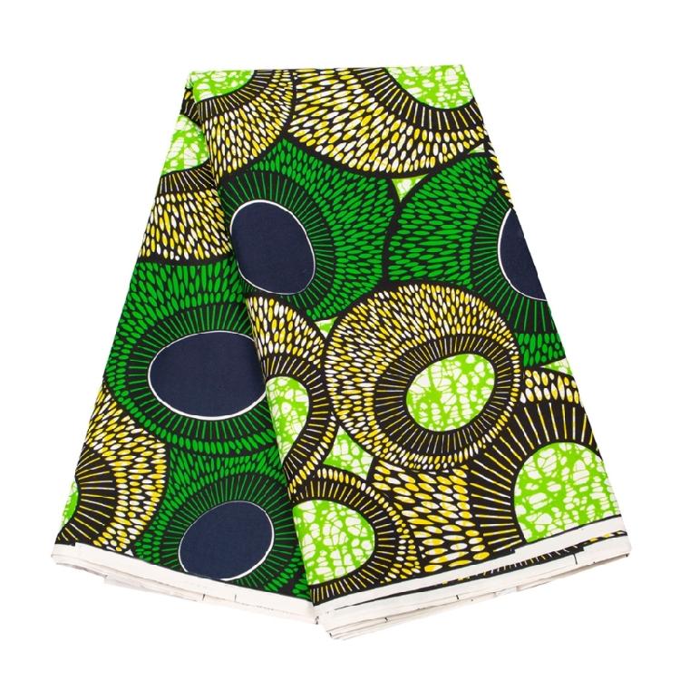 Afrikanischer gewachster Druckstoff Doppelseitiger geometrischer Druckstoff Polyester Nähstoff Für Quiltprojekt Patchwork