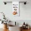 Shih Tzu Gifts Fall Kitchen Towels, Pumpkin Dog Decor Dish Towel for Kitchen, Gifts for Dog Lovers, Life is Better with A Shih Tzu Halloween Autumn