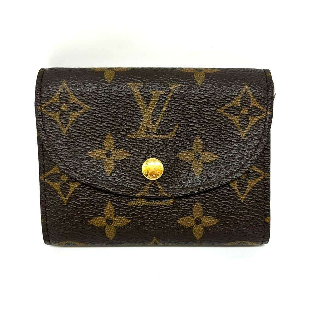 Б/у кошелек LOUIS VUITTON трехскладной холст Monogram унисекс