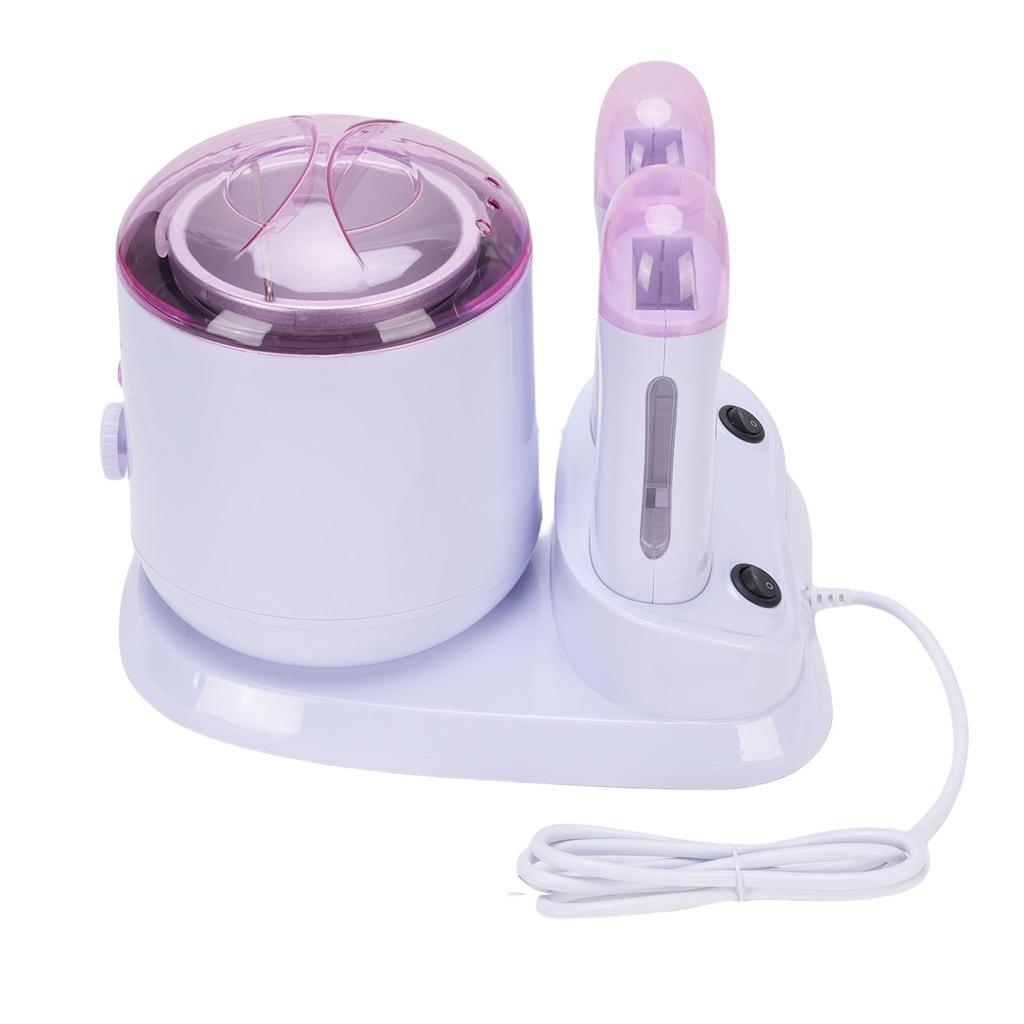 3 In 1 Wax Heater Anti Scald Roll On Wax Warmer with Double Cartridges 180W for Home Use