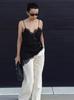 2026 Asymmetrical Lace Patchwork Camisole: Chic & Sexy Autumn/Winter Fashion