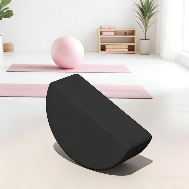 Blocco Yoga in Schiuma Antiscivolo Mattoncino Mezzo Tondo per Stretching Accessori Fitness per la Casa per Principianti e Professionisti