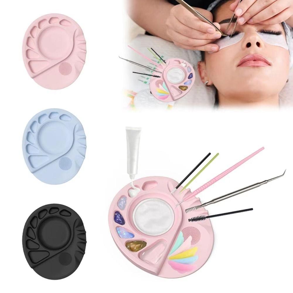 Durable Silicone Makeup Mat Reusable Nail Art Gel Pad Easy to Clean Foundation Palette  Office Use