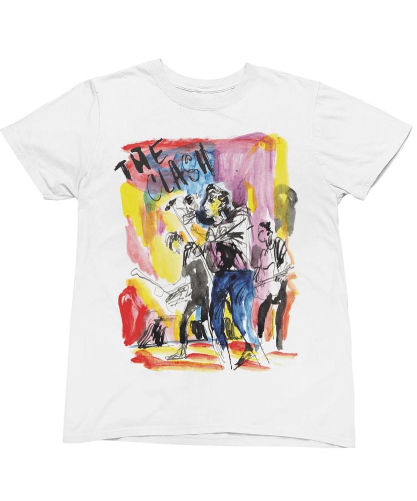 The Clash Band Gift For Fans White T-Shirt Cotton S-234XL Unisex T-Shirt XXXXL