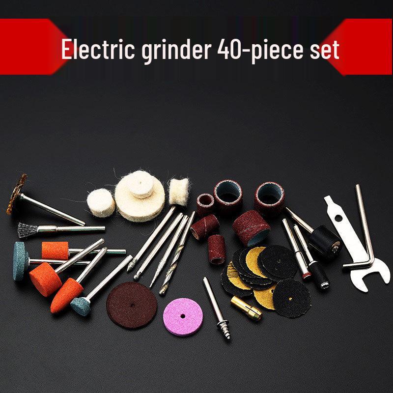 Jade Mini Electric Grinder Set: Grinding & Polishing Accessories