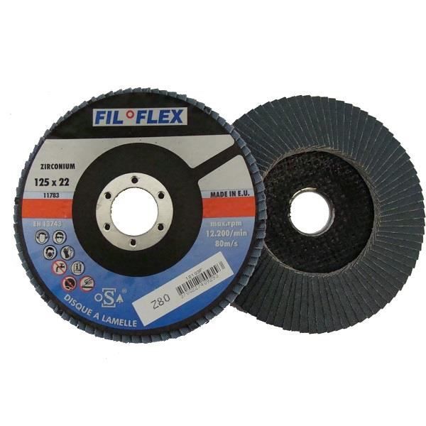 Disques à lamelles - Ø125mm - Gr.40 - FIL°FLEX