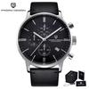 PAGANI DESIGN New Men Watches Multi time zone Quartz Business watch Auto Date Men Watches Japan Movt Watch Men Chronograph Gift
