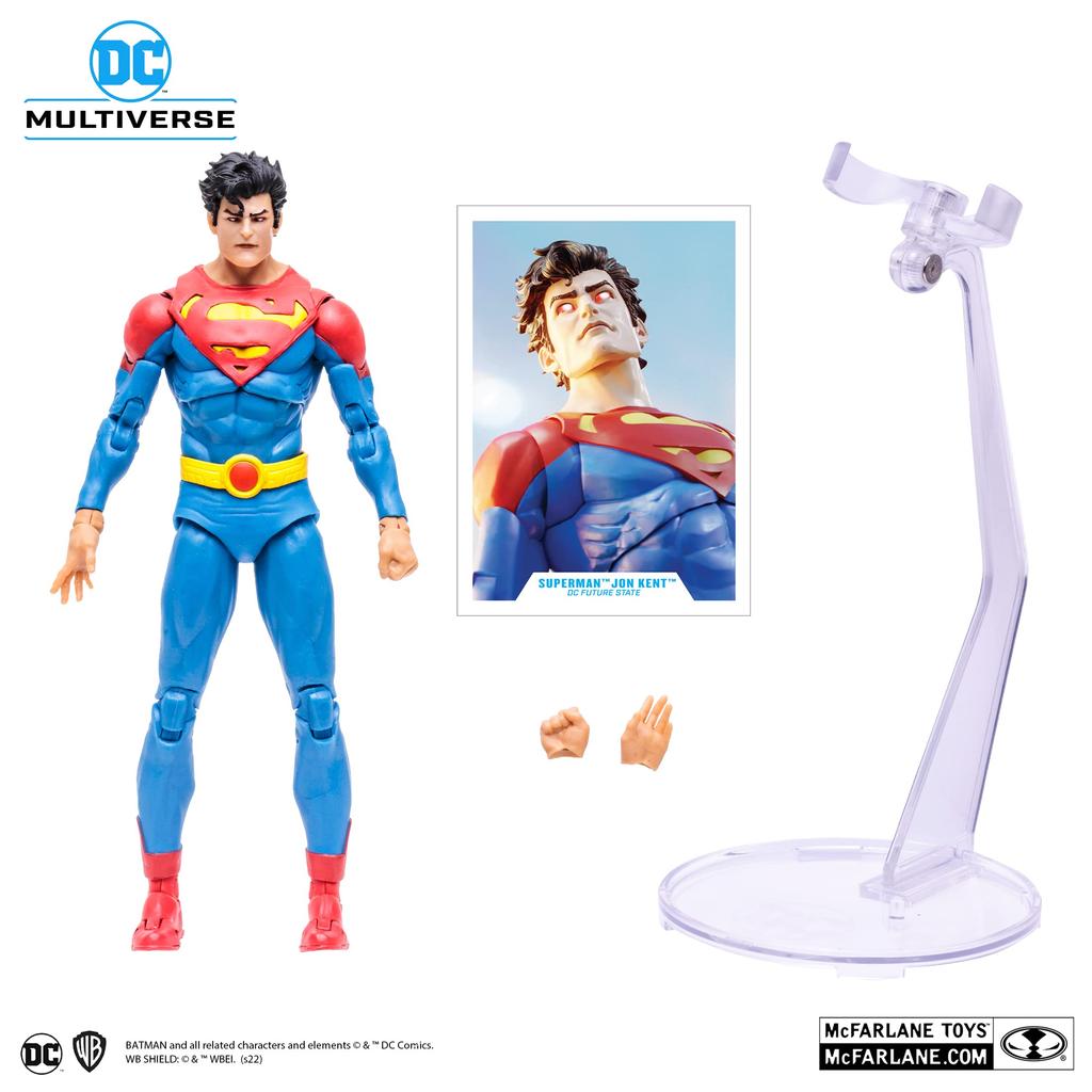 DC Multiverse DC Comics DC Future State Superman Action Figure Blue Height 18 Cm 15239 (Jon Kent) #151 7-inch Approx.