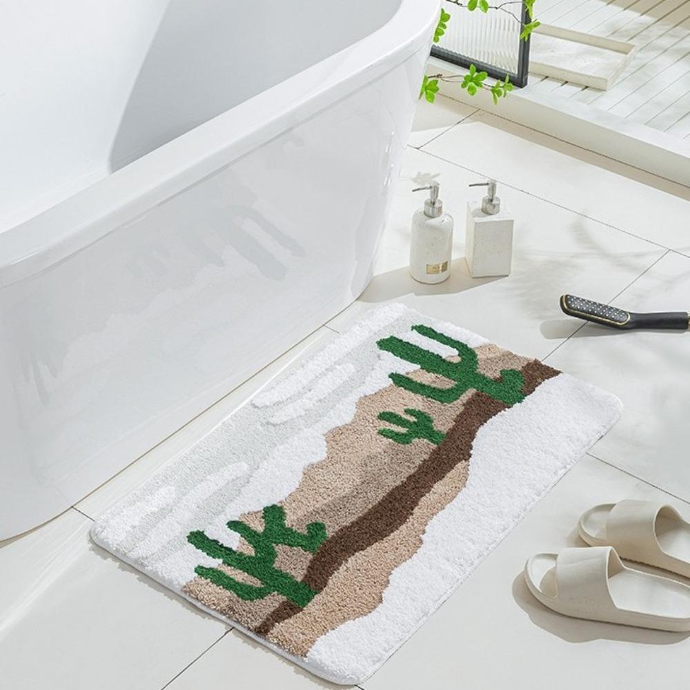 Anti-Slip Design Bathroom Absorbent Mat Extra Thick Floor Mat Anti-Slip Entrance Mat  Kitchen