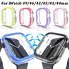 Watch Case For Apple Watch Ultra 49mm 11 10 46/42mm PC Protective Shell Iwatch 9 8 7 6 5 SE3 45/41/44mm Bumper Cover Accessories