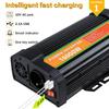 1600W Pure Sine Wave Inverter  DC 12V to 110V AC  Converter and Peak Power 3000W Car Inverter with 2.1A Dual USB Ports Quick