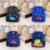 Backpack Large Capacity Cartoon Dinosaur Forklift Simple Schoolbag Girls Boys